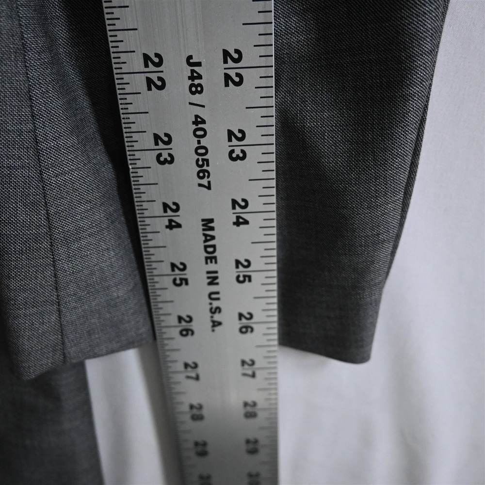 Daniel Cremiuex 42L Gray Sharkskin Loro‎ Piana Blazer Suit Jacket Sport Coat - Picture 9 of 12
